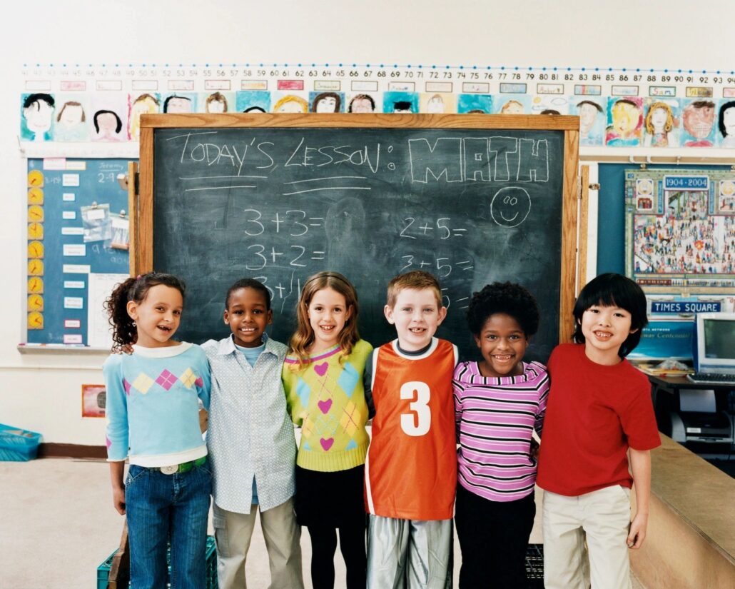 Young students in a classroom